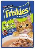 ネスレピュリナ フリスキーパウチ 11才以上用 まぐろ・かつお節入り スープ仕立て 60g