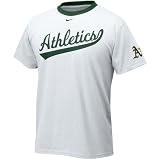 Nike Oakland Athletics White First Pitch Ringer T-shirt
