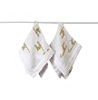 aden + anais Issi 2 Pack Muslin Security Blankets, Duke Giraffe