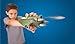 Ben 10, Omniverse Action Figure, Kickin Hawk, 3 Inches