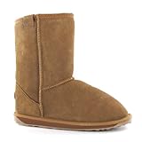 Emu Wallaby Lo Chestnut Sheepskin Kids Boots Size 31 EU