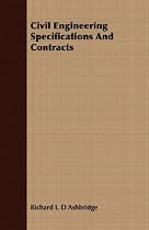 Civil Engineering Specifications and Contracts
