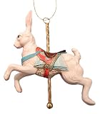 Carousel Merry-Go-Round Rabbit Christmas Ornament