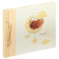 Walther UE-114 Babyalbum Unser Enkelkind Bambini, Kordelbindung mit Ausstanzung zur Pers�nlichen Gestaltung, 60 wei�e Seiten 25 x 28 cm beige