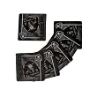 Officially Licensed by the NFL - Oakland Raiders European-Style Beverage Coasters (Set of 6) - Authentic - Made in the USA