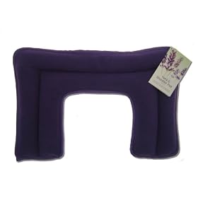 Neck & Shoulder Heat Pad - Microwavable Lavender Wheat Bag - Purple Fleece