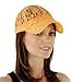Women's Lace Glitter Sequin Baseball Hat Cap