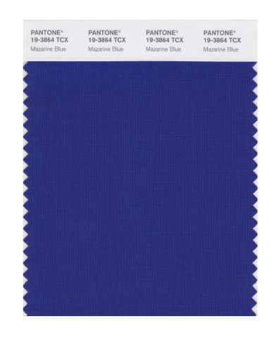PANTONE SMART 19-3864X Color Swatch Card, Mazarine Blue