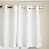 Lorraine Home Fashions Jackson 58-inch x 24-inch Tier Curtain Pair, White