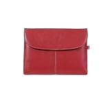 Toffee - TOFTE11MBARFR - Leather Envelope - Housse de protection pour MacBook Air 11" - Rouge