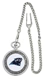 NFL Men's PA0082 Carolina Panthers Hall Of Famer Pocket Watch with Chain