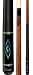 Antique Stained Lucasi Emerald/Cobalt Diamonds 58 Two-Piece Pool Cue (18-21 oz)