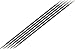 Knit Pro KP41106 Karbonz Double Point Knitting Needle 2.25mmx15cm | 5 pack