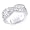 Bling Jewelry Sterling Silver Pave CZ Le Cercle Infinity Ring MORE SIZES - 5