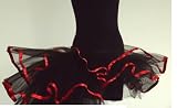 Fancy Dress Neon Burlesque Tutu Big Size Fits 16-22 - Black