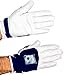 Owen Handball Gloves, Premium Leather, Unpadded with Wrist Strap, (S, M, L) (Navy, Medium)