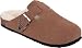 Bearpaw Womens Suede & Shearling Clog - Style 359 Jasmine (8, Chestnut)
