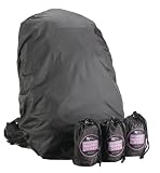 Trekmates Backpack Rain Cover - Black Medium