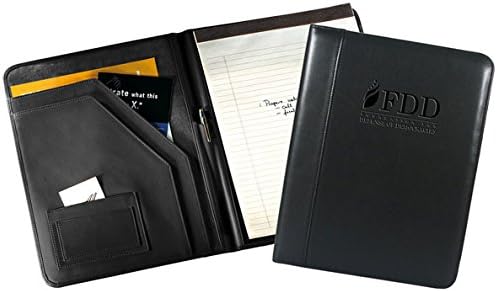 Florentine Napa Deluxe Writing Pad Holder Color: Black