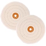 Ansen Tools AN-269 6-Inch Soft Buffing and Polishing Wheel, 2-Piece