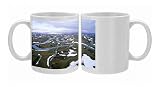ANZ-1310 Arctic tundra in spring - an aerial view from a helicopter Photo Mugs