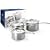Le Creuset 3-Ply Stainless Steel 3 Piece Saucepan Set