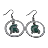 Michigan State Spartans Hoop Logo Earring Set Ncaa Charm