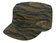 Asian Tiger Camo Cotton Ripstop BDU Patrol Cap