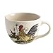 Paula Deen Signature Dinnerware Southern Rooster Collection 2-Piece Jumbo Mug Set