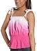 Rampage Juniors' Dip Dyed Smocked Top