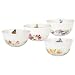 Lenox Butterfly Meadow Basket 4-3/4-Inch Dessert Bowls, Set of 4