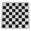 Black Silicone Tournament Chess Mat