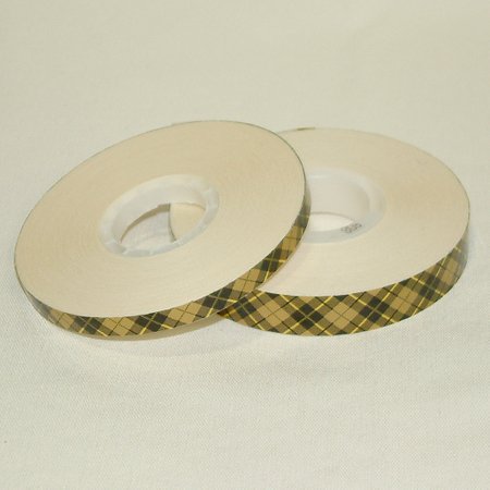 3M Scotch 908 ATG Gold Tape (Acid Neutral): 1/2 in. x 36 yds. (Clear Adhesive on Tan Liner)