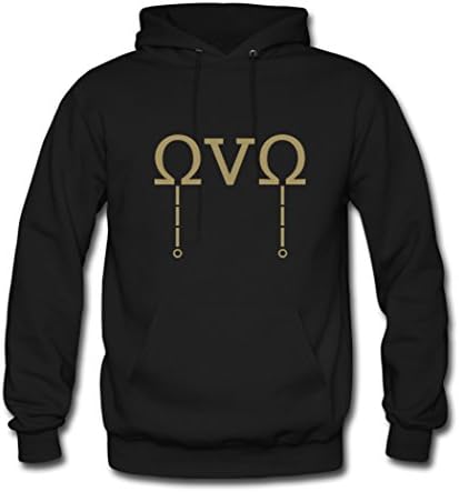 Buuban Youth Owl OVO Bird Cry Face Pattern Hoody Hoodie Coat Black Medium