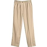 Microfiber Twill Mock Fly Pull-On Pant