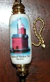 Holland Harbor Lighthouse Porcelain Chain/Fan Pull