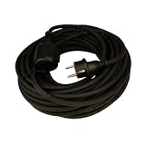 uniTEC 44563 Gummi-Verl�ngerung H05RR-F 3G1,5 mm�, 10 m, schwarzvon "Unitec"