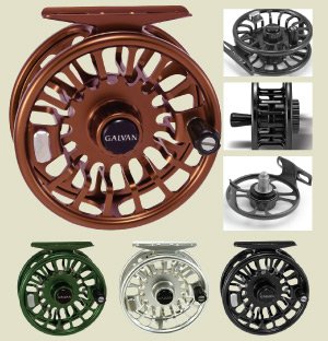 Galvan Torque Large Arbor Fly Reel - T4 - Black