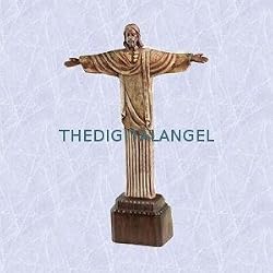 Open arms statue Christ Jesus christian sculpture cross (The Digital Angel)