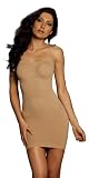 Body Wrap Seamless Smooth Shapewear, Strapless Bra Slip in Nude, Small (UK 10)