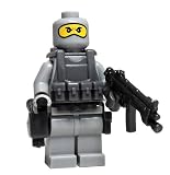 Gray Navy Seal (Balaclava) - miniBIGS Custom Minifigure