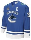 NHL Men's Vancouver Canucks Henrik Sedin Stanley Cup Jersey (Blue, Small)