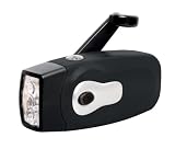 Eton Dynamo Flash Light with Compass, Black