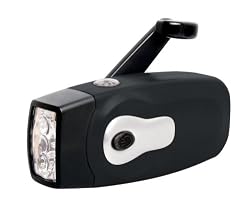 Eton Dynamo Flash Light with Compass,  Black