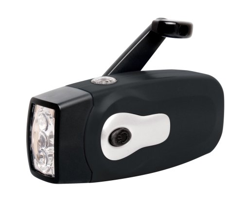 Electronics: Eton Dynamo Flash Light with Compass,  Black