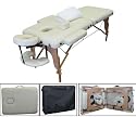 New 3" Foam Portable Beige Massage Table Spa Tattoo Salon