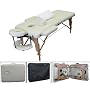 New 3" Foam Portable Beige Massage Table Spa Tattoo Salon