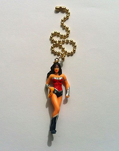 DC Comics WONDER WOMAN Figure Ceiling Fan Pull Light Lamp