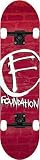 Foundation The Mark Fade Complete Skateboard - 8.0 Red