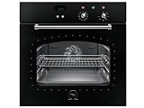 NEFF Mega BM 1574 C Nostalgie Einbau Backofen Schwarz